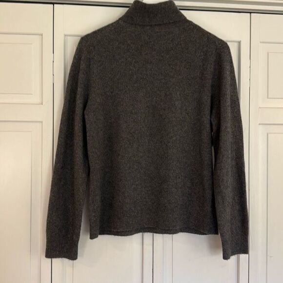 Apt. 9 100% Cashmere grey turtleneck sweater xlarge - Picture 4 of 9